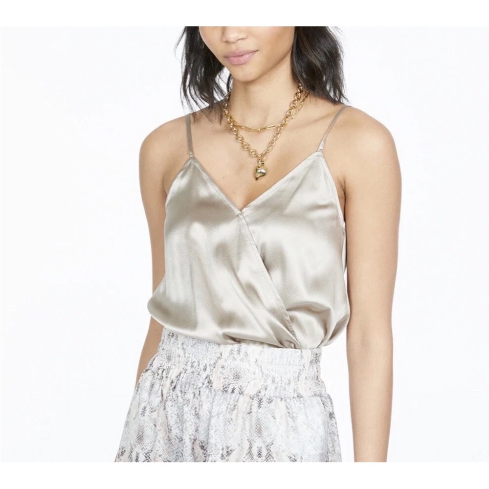 NWT Generation Love 'Monique' Silk Wrap Camisole in Champagne (SMALL) SOLD OUT!